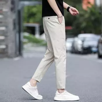 Men s Pants Summer Men s Pants Men s High Waist Men s Ice Silk Pants Cropped Pants Casual Pants Men s Pants Thin 28