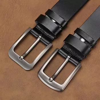 Men S Pin Buckle Extended First Layer Cowhide Belt Large Size Extended Extra Long 150Cm Belt Leather Casual Versatile 150cm