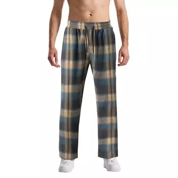 Men s Plaid Stripe Casual Pants Men s Casual Fashion Pajama Pants L