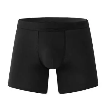 Men s Plus Long Underwear Men s Flat Angle Pure Cotton Breathable Running Long Quick Drying Shorts L