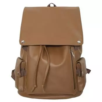 Мужской деловой рюкзак из искусственной кожи, школьный рюкзак большой емкости для женщин, компьютерный дорожный рюкзак чёрный