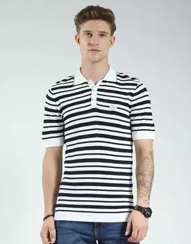 Men s Regular Fit Striped Polo T-Shirt | Half Sleeve | Collared Neck | Casual Wear T Shirt for Men s M