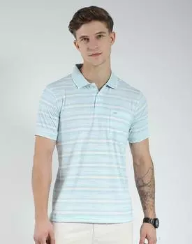 Men s Regular Fit Striped Polo T-Shirt | Half Sleeve | Collared Neck | Casual Wear T Shirt for Men s L