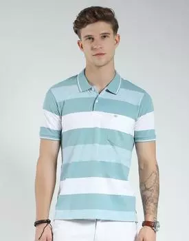 Men s Regular Fit Striped Polo T-Shirt | Half Sleeve | Collared Neck | Casual Wear T Shirt for Men s XL