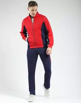 Men s Regular Fit Tracksuit | Full Sleeve | Mock Neck | Solid Pattern | Stylish & Comfortable Sportswear Track Suit For Men s 2XL