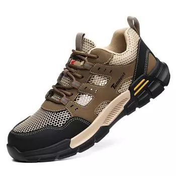 Men s Safety Shoes, Anti Smashing And Anti Stabbing Work Shoes, Lightweight And Breathable Safety Boots, Tactical Boots 36