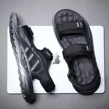 Men s sandals 2025 summer new soft-soled outer wear driving indoor casual non-slip beach slippers 38