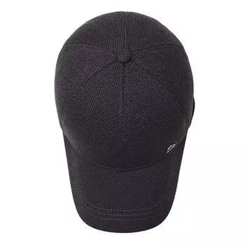 Men S Season New Thermal Cap Middle-Aged And Elderly Windproof And Cold-Proof Cap, Ear Cap, Fleece Thickened Baseball Cap Adjustable серый