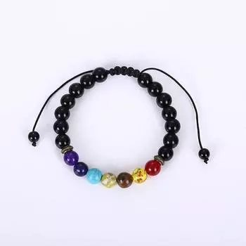 Men s Separated Bracelet Men s Braided Natural Obsidian Hand Dressing Beaded Bracelet Bracelet Wholesale Men s Jewelry 1pcs