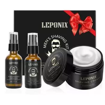 Мужской набор для бритья Essential Kit Sandalwood Cream Лосьон после бритья, сандаловое дерево