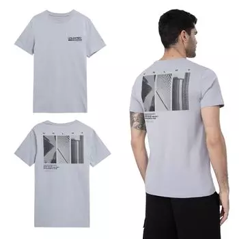 Мужская рубашка 4F M307 Ярко-серая 4FSS23TTSHM307 размер M M серый