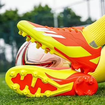 Men s shoes 2024 four seasons new sports shoes TF spikes training professional actual wear-resistant football shoes production 36