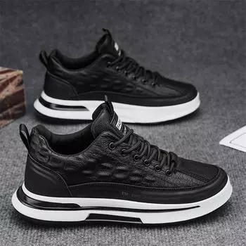Men s Shoes 2024 New Autumn Leather Waterproof Shoes, Youth Athleisure, Versatile, Work, Work, Labor Protection Shoes 39
