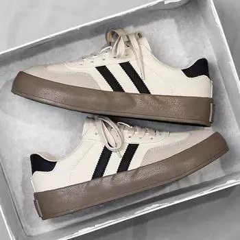 Men s shoes 2024 new autumn versatile casual board shoes Internet celebrity explosion senior sense moral training sports white tide shoes men 39