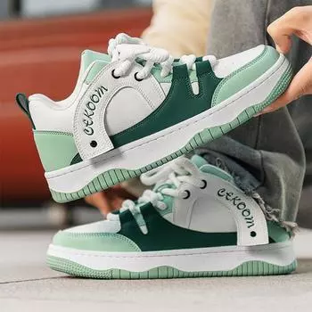 Men s Shoes 2024 New Breathable and Versatile Casual Niche Sports Thick Soled Trendy and Fashionable Lightweight Board Shoes 39