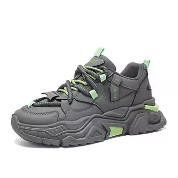 Men s Shoes 2024 New Breathable Shoes Trendy and Versatile Sports and Leisure Men s Shoes China Factory Wholesale 40 чёрный