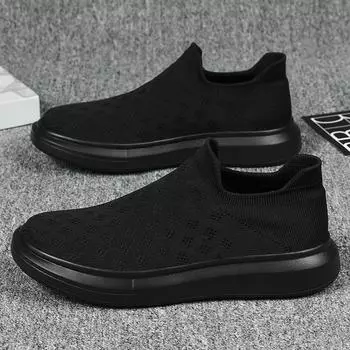 Мужская обувь 2024 года, новая модная и трендовая сетчатая спортивная и повседневная обувь, студенческие кроссовки с мягкой подошвой, удобные кроссовки 36