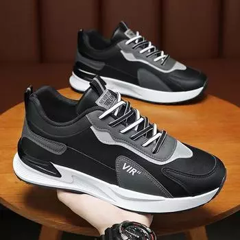 Men s shoes 2024 new lazy one-pedal casual Forrest Gump shoes student running sports versatile trendy shoes 39 белый