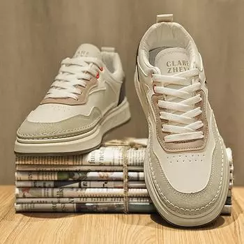 Men s shoes 2024 new popular men s shoes trend versatile casual shoes men s leather surface soft sole business board shoes men s leather shoes 39