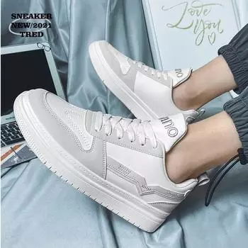 Men s shoes 2024 new spring and autumn casual sports style board shoes light soft sole versatile board shoes casual sports shoes 39