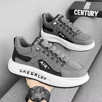 Men s shoes 2024 new spring British style casual shoes sports platform men s sports shoes fashion Forrest Gump shoes 39