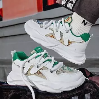 Men s Shoes 2024 New Spring Leisure Sports Board Shoes Men s Heightened Wide Head Retro Versatile Shell Head Trendy Shoes 39