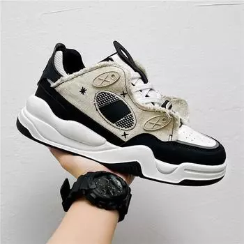 Men s shoes 2024 new spring one-pedal niche design board shoes sports leisure Internet celebrity explosion youth tide shoes 39