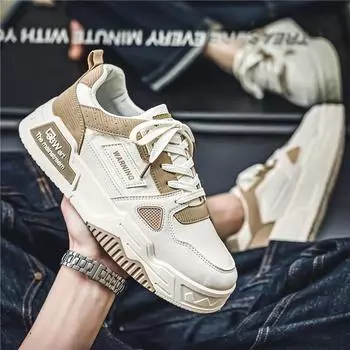 Men s shoes 2024 new summer breathable mesh casual versatile board shoes niche design sense Internet celebrity explosion white shoes 39