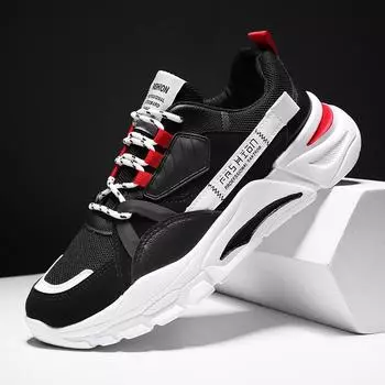 Men s shoes 2024 new versatile dad shoes mesh casual shoes running shoes men s Korean version trendy student shoes 39