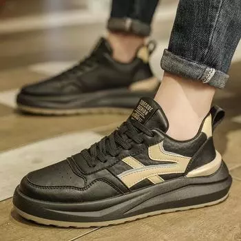 Men s shoes 2024 new winter breathable sports men s shoes versatile casual board shoes men s lightweight white shoes men s 39