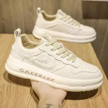 Men s shoes 2024 new winter platform shoes versatile breathable casual little white board shoes non-slip youth sports tide shoes 39