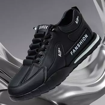 Men s shoes 2024 spring and autumn new trendy men s low-top casual sports breathable lazy one-pedal canvas board shoes 39 чёрный