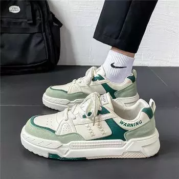 Men s shoes 2024 spring and autumn new Hong Kong style retro leisure sports summer height increase non-slip design sense bread tide board shoes 43