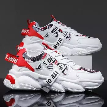 Men s shoes 2024 spring new Guochao student height increase couple basketball shoes casual sports running dad trendy shoes men 36