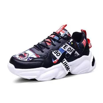 Men s shoes 2024 spring new Guochao student height increase couple basketball shoes casual sports running dad trendy shoes men 36