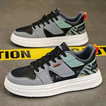 Men s shoes 2024 spring versatile casual men s breathable Internet celebrity junior high school student sports increase small white tide 39