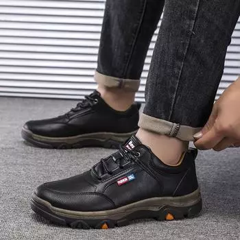 Men s shoes 2024 summer new fashion tooling shoes sports and leisure shoes leather shoes men s shoes 39