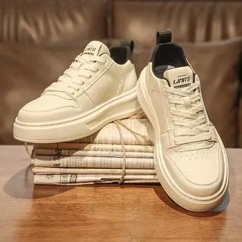 Men s shoes 2024 winter new trend board shoes men s platform students non-slip and wear-resistant daily leisure heightening tide shoes 39