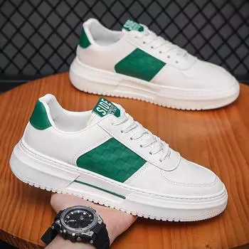 Men s shoes 2025 autumn new breathable little white shoes men s trend versatile platform sports shoes casual student board shoes 39