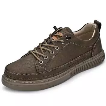 Men s shoes 2025 early summer new leather business board shoes trend velvet cotton shoes men s casual leather shoes men s 38