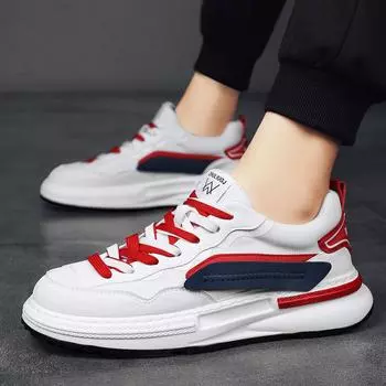 Men s shoes 2025 four-season versatile trend thick-soled wear-resistant mesh shoes versatile dad shoes breathable sports and leisure shoes 39