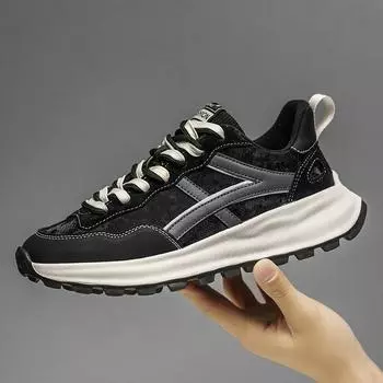 Men s shoes 2025 new autumn work board shoes spring and autumn sports and leisure students Forrest Gump running men s dad trendy shoes 39