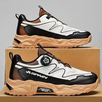Men s shoes 2025 new breathable student sports shoes fashion casual shoes men s trendy shoes platform dad shoes 39