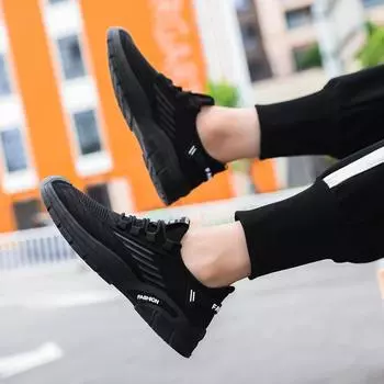 Men s shoes 2025 new mesh fly-woven sports coconut shoes summer breathable fashion lightweight soft sole work casual shoes 39