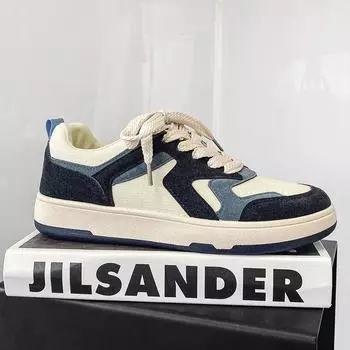 Men s Shoes 2025 New Niche Shoes Men s Trend Versatile Boys Sports Board Shoes Student Casual Canvas Shoes Men s 39