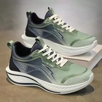 Men s shoes 2025 new spring breathable mesh deodorant men s sports and leisure net shoes flying knitting running versatile trendy shoes 39