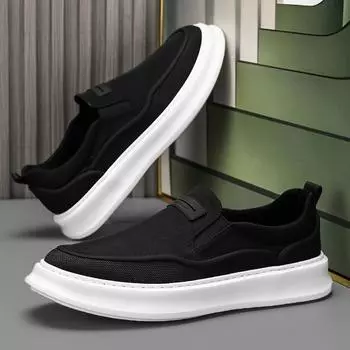 Men s shoes 2025 new spring breathable lightweight retro trend versatile canvas shoes youth low-top casual single shoes 39