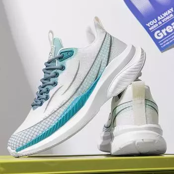 Men s shoes 2025 new spring breathable sports casual running shoes teen students trend lightweight soft-soled sports shoes 39