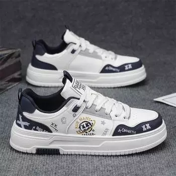 Men s shoes 2025 new spring fashion versatile light and durable student fashion versatile sports leisure work sneakers 39 standard sneaker size