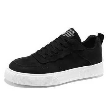 Men s shoes 2025 new spring large size low-top student casual shoes fashion teenagers black niche sneakers 39 зелёный